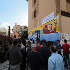 Rassegna/ A Palermo il murale di S.O.S. Scuola per Cassarà e Antiochia