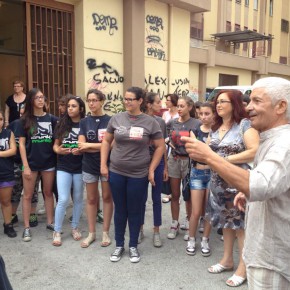 Paolo Bianchini (Alveare Cinema) con gli studenti