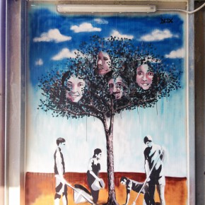 S.O.S. Scuola a L'Aquila/ Il murale dello street artist Desx per i ragazzi uccisi in Turchia